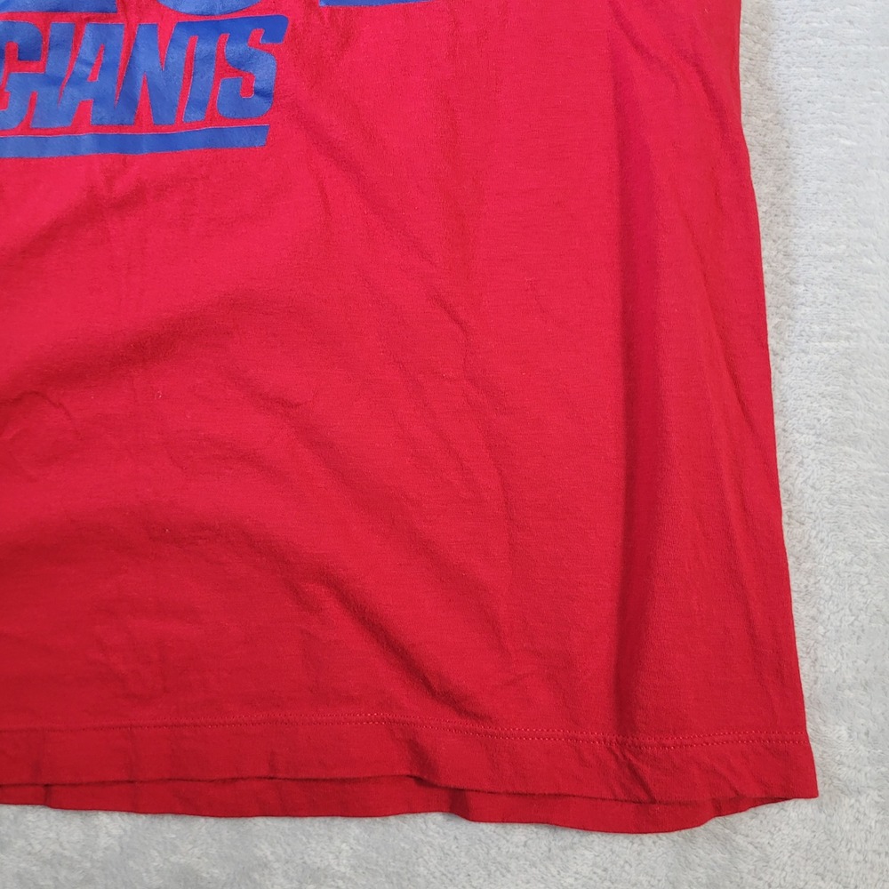 New York Giants Tshirt Mens Large Red Nike Big Blue Statue of Liberty Logo - Picture 5 of 10